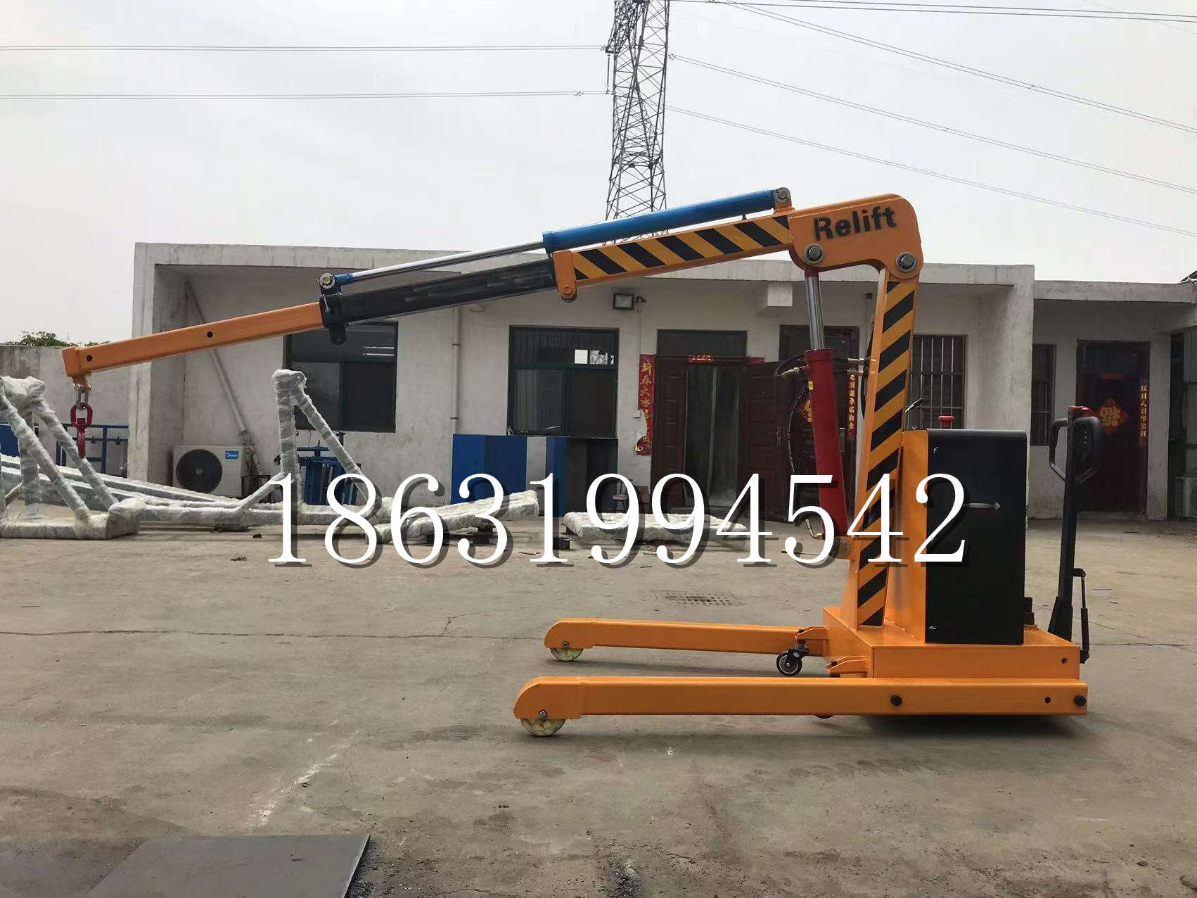 元宝山区久征定做3吨三轮随车吊 农用园林绿化移树吊 平板工程用小吊机